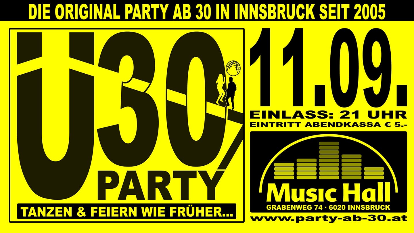 Party ab 30 - Das Original